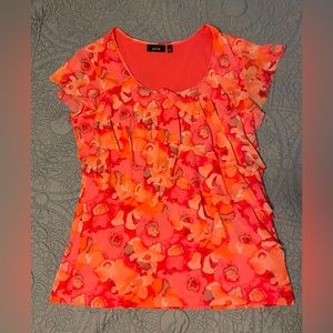 Summer Style- Bright & fun blouse. For work or casual.